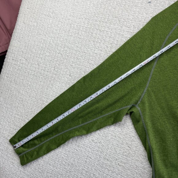 Cloudveil 1/4 Zip Pullover Mens 2XL Forest Green Long Sleeve Base layer Ski/Hike - Picture 9 of 13